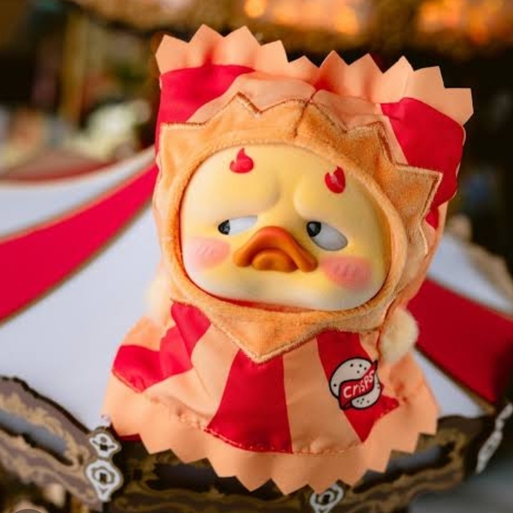 Pocket Upsetduck Crazy Circus Duck 5.9In BIindBoxFigurePendant-Scream chips duck